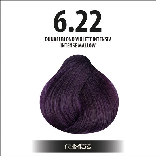 Femmas (6.22) - Haarverf - Intense violette donkerblond - 100ml
