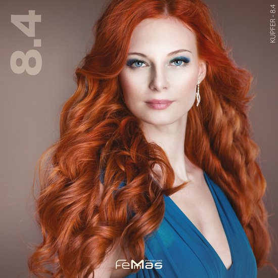 Femmas (8.4) - Haarverf - Licht koperblonde haarkleuring 100ml