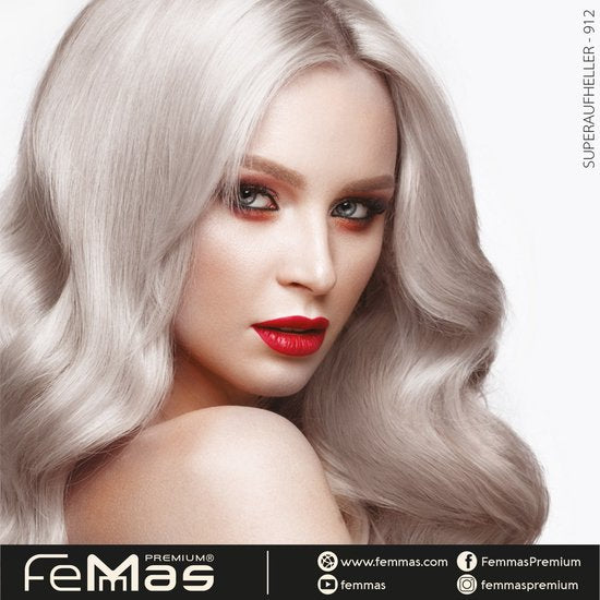 Femmas (912) - Haarverf - Super Brightener Zilver - 100ml