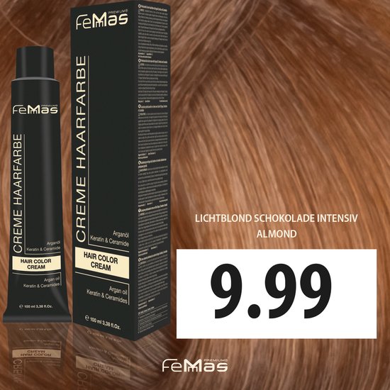 Femmas (9.99) - Haarverf - Lichtblond Chocolade Intens - 100ml