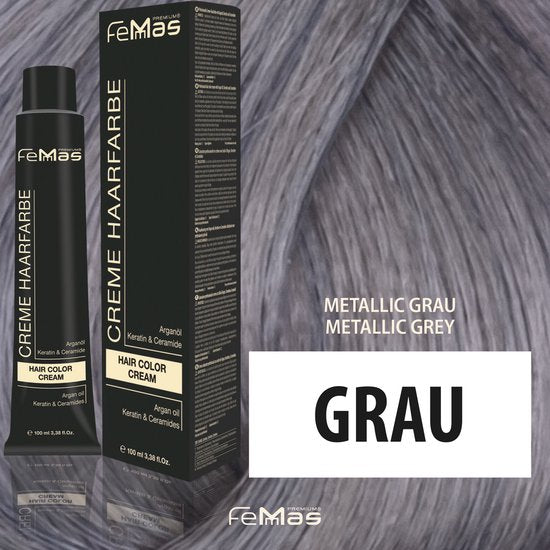 Femmas (Grijs) - Haarverf - Metallic - 100ml