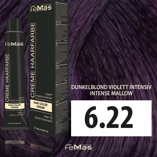 Femmas (6.22) - Haarverf - Intense violette donkerblond - 100ml