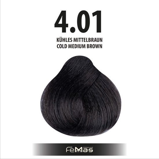 Femmas (4.01) - Haarverf - Medium Bruine - 100ml