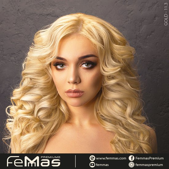 Femmas (11.3) - Haarverf - Licht Platina Blond Goud - 100ml