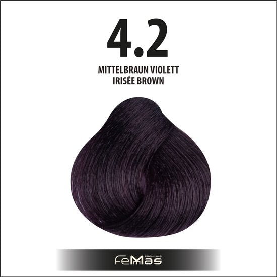 Femmas (4.2) - Haarverf - Violet Middenbruin - 100ml