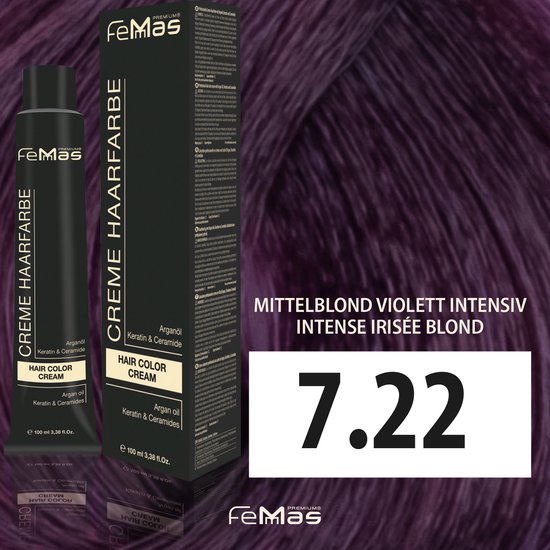 Femmas (7.22) - Haarverf - Middenblond Violet Intensief - 100ml