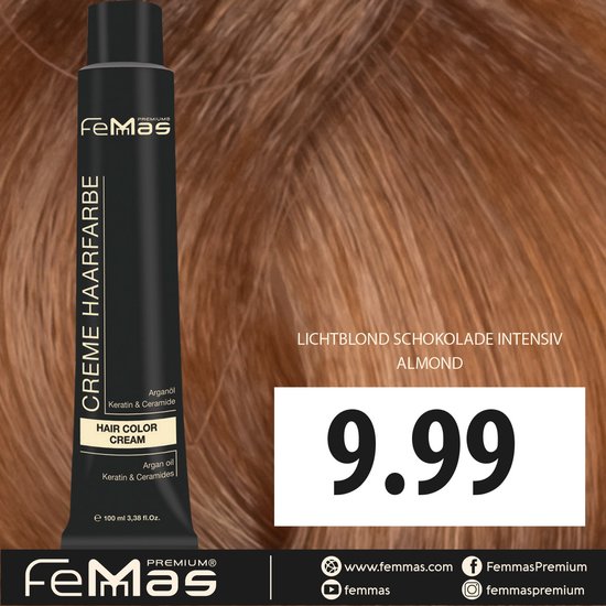 Femmas (9.99) - Haarverf - Lichtblond Chocolade Intens - 100ml
