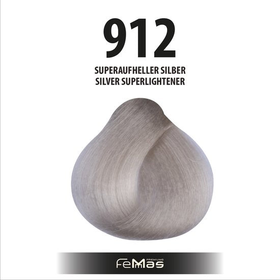Femmas (912) - Haarverf - Super Brightener Zilver - 100ml