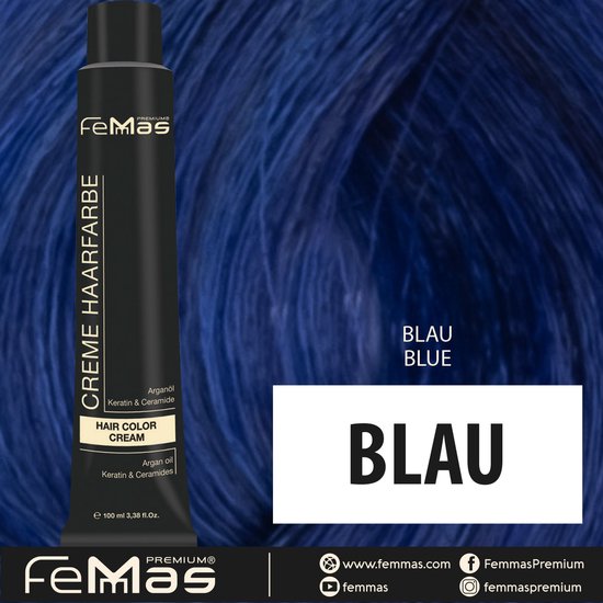 Femmas (Blauw) - Haarverf - Puur & Mix - 100ml