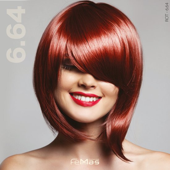 Femmas (6.64) - Haarverf - Koperrood Donkerblond - 100ml