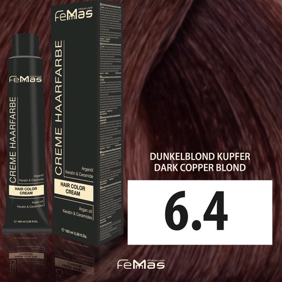 Femmas (6.4) - Haarverf - Donkerblond Koper - 100ml