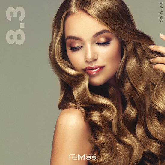 FemMas (8.3) - Haarverf - Lichtblond Goud - 100ml