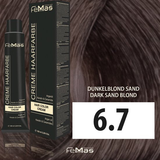 Femmas (6.7) - Haarverf - Donkerblond Zand 100ml