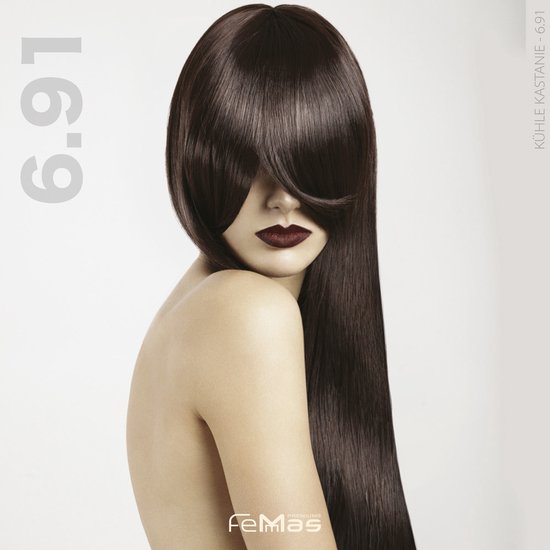 FemMas (6.91) - Haarverf - Donkerblond Koel Kastanje - 100ml