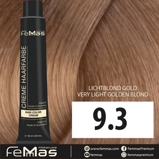 Femmas (9.3) - Haarverf - Lightlond Gold - 100ml