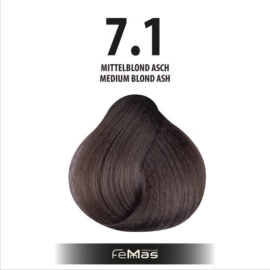 Femmas Haarverf 100ml - 7.1