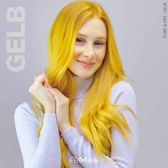Femmas (Geel) - Haarverf - Pure & Mix - 100ml