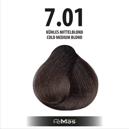 Femmas (7.01) -Haarverf - Koel Middenblond - 100ml