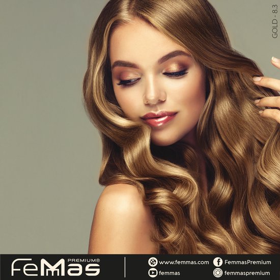 FemMas (8.3) - Haarverf - Lichtblond Goud - 100ml