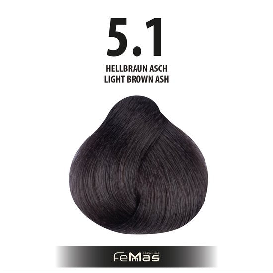 Femmas (5.1) - Haarverf - Licht asbruin - 100ml
