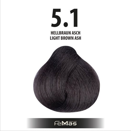 Femmas (5.1) - Haarverf - Licht asbruin - 100ml