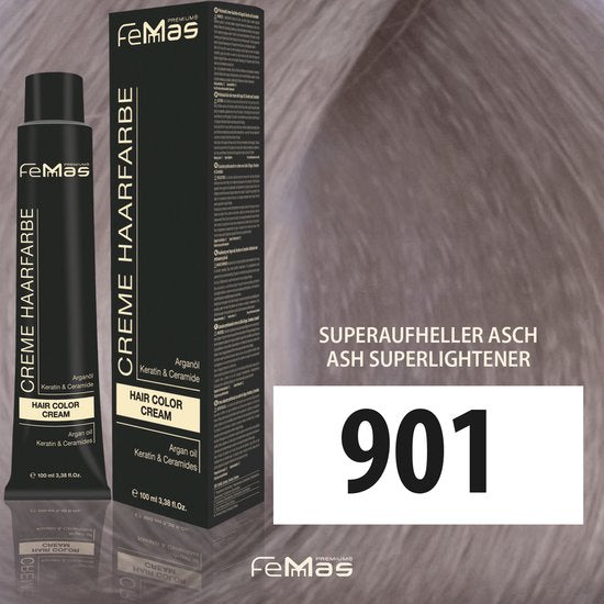 Femmas (901) - Haarverf - Super Brightener Ash - 100ml