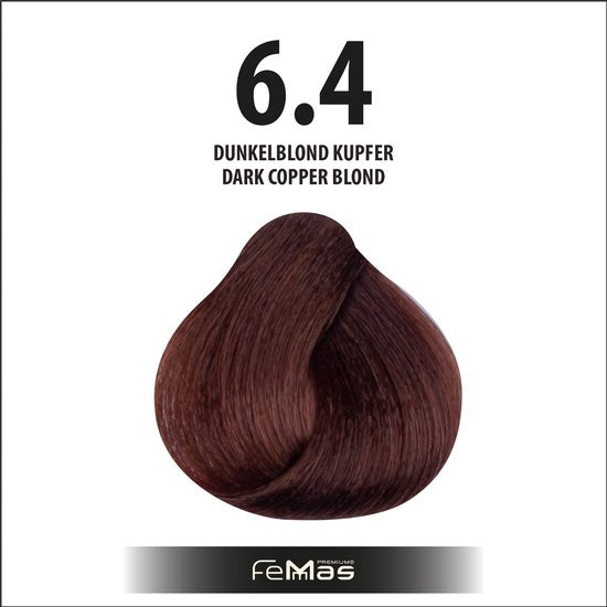 Femmas (6.4) - Haarverf - Donkerblond Koper - 100ml