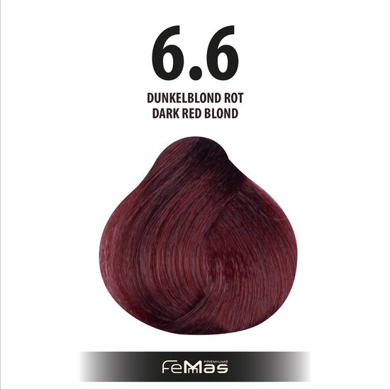 Femmas (6.6) - Haarverf - Donkerblond rood - 100ml