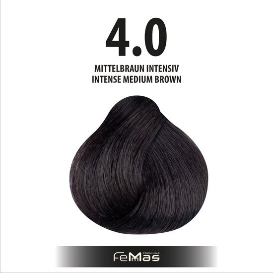 Femmas (4.0) - Haarverf - intensief middenbruin - 100ml