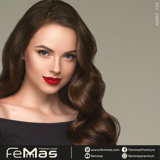 Femmas (6.89) - Haarverf - Donkere Chocolade Amber Blonde - 100ml