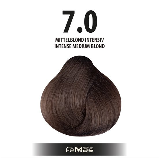 Femmas (7.0) - Haarverf - Middenblond Intensief 100ml