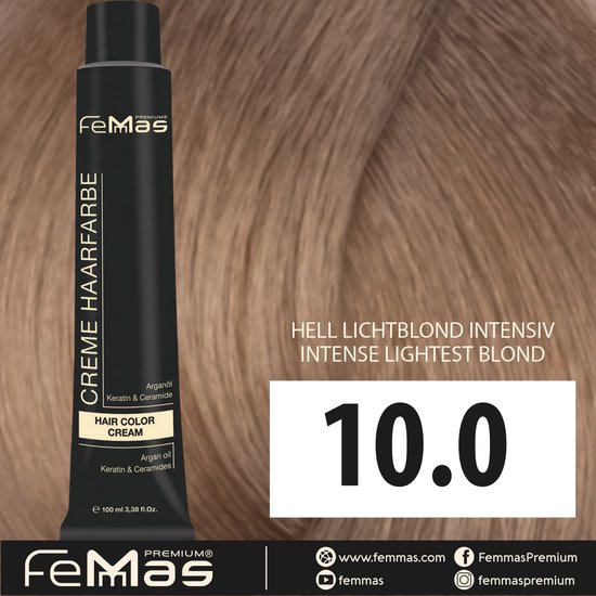 Femmas (10.0) - Haarverf - Licht Blond Intens - 100ml
