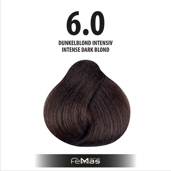 Femmas Haarverf 6.0 Donkerblond Intensief 100ml 1-pack