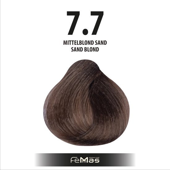 Femmas (7.7) - Haarverf - Medium Blond Zand - 100ml