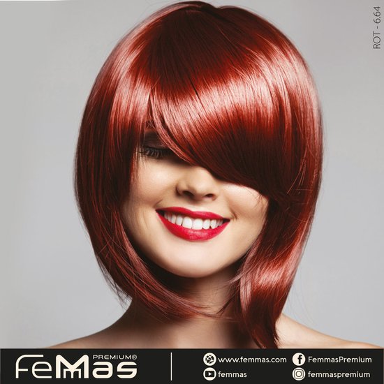 Femmas (6.64) - Haarverf - Koperrood Donkerblond - 100ml