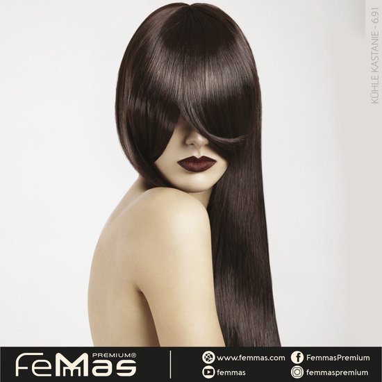 FemMas (6.91) - Haarverf - Donkerblond Koel Kastanje - 100ml
