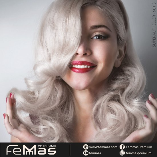 Femmas (901S) - Haarverf - Super Brightener Ultra Ash - 100ml