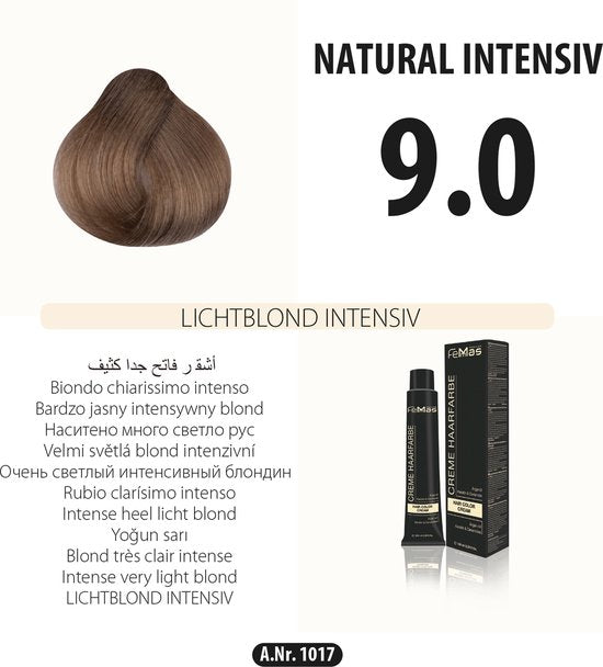 Femmas (9.0) - Haarverf - Lichtblond Intens - 100ml