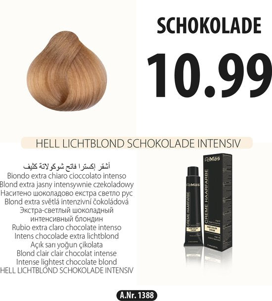 Femmas (10.99) - Haarverf - Lichtblond Intens Chocolade - 100ml