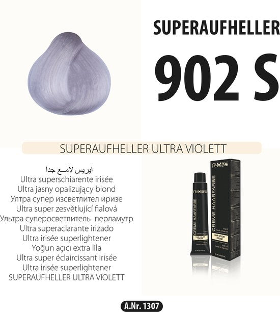 Femmas (902S) - Haarverf - Super Brightener Ultra Violet - 100ml