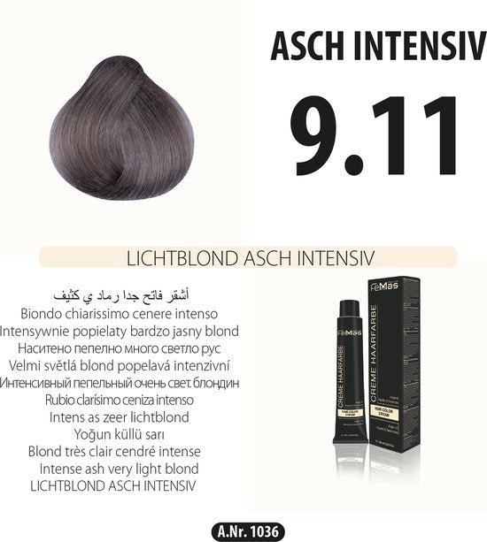 Femmas (9.11) - Haarverf - Lichtblond As Intensief - 100ml