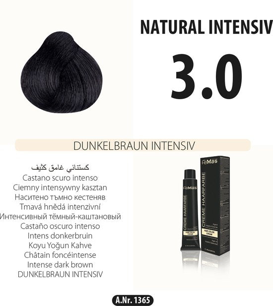 Femmas (3.0) - Haarverf - Intensief Donkerbruin 100ml