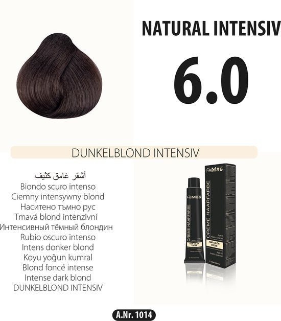 Femmas Haarverf 6.0 Donkerblond Intensief 100ml 1-pack