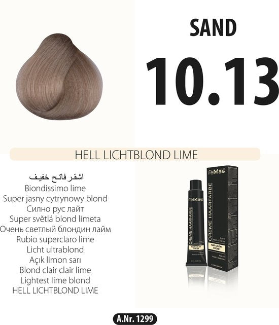 Femmas (10.13) - Haarverf - Lichtblond Limoen - 100ml