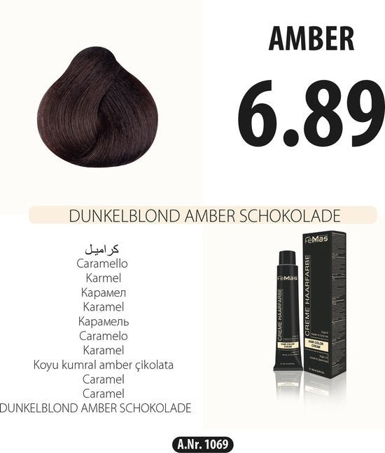Femmas (6.89) - Haarverf - Donkere Chocolade Amber Blonde - 100ml