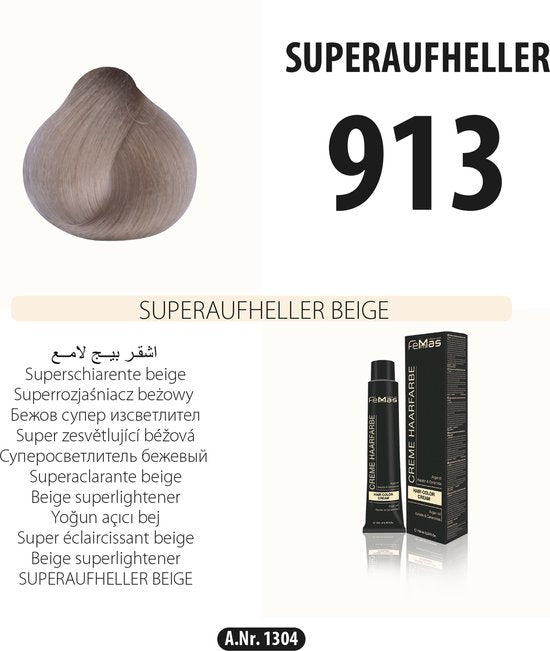 Femmas (913) - Haarverf - super lightener beige - 100ml