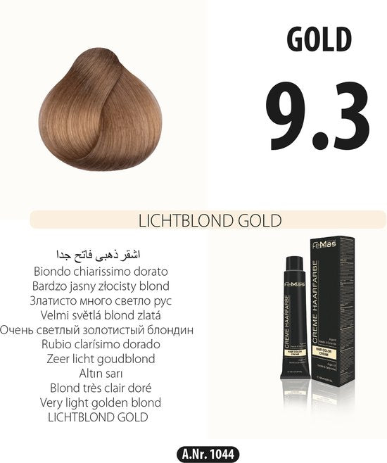 Femmas (9.3) - Haarverf - Lightlond Gold - 100ml