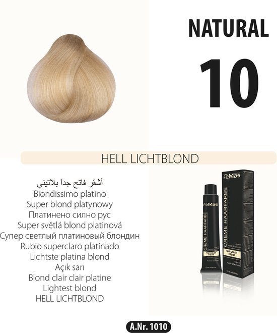 Femmas (10) - Haarverf - lichtste platinum blond 100ml