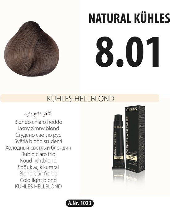 Femmas (8.01) - Haarverf - Koel Lichtblond - 100ml