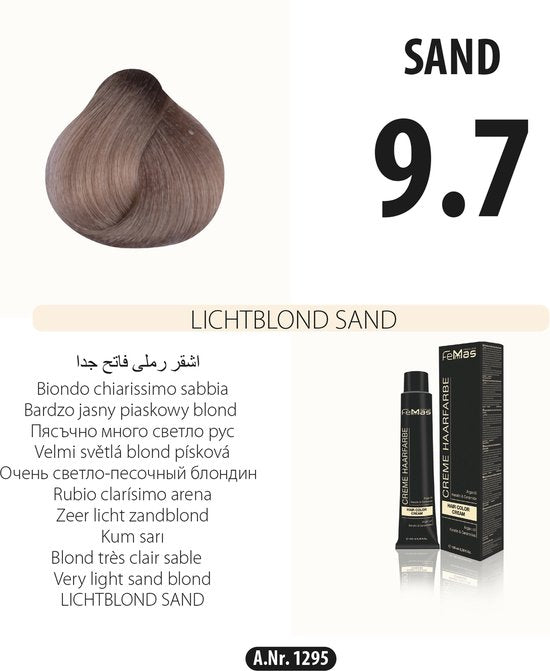 Femmas (9.7) -Haarverf - Lichtblond Zand - 100ml